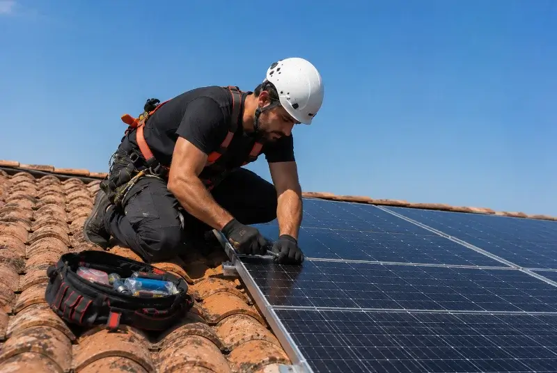 Maintenance et monitoring de panneaux solaires à Keskastel